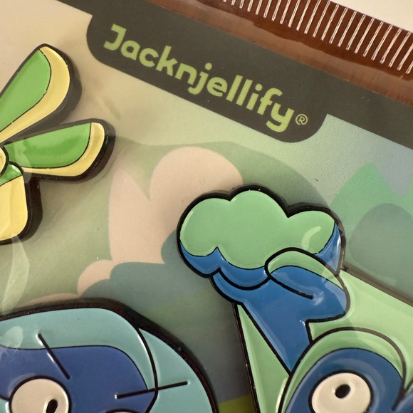 Jacknjellify Character Pin Set (NWT) - Picture 3 of 3